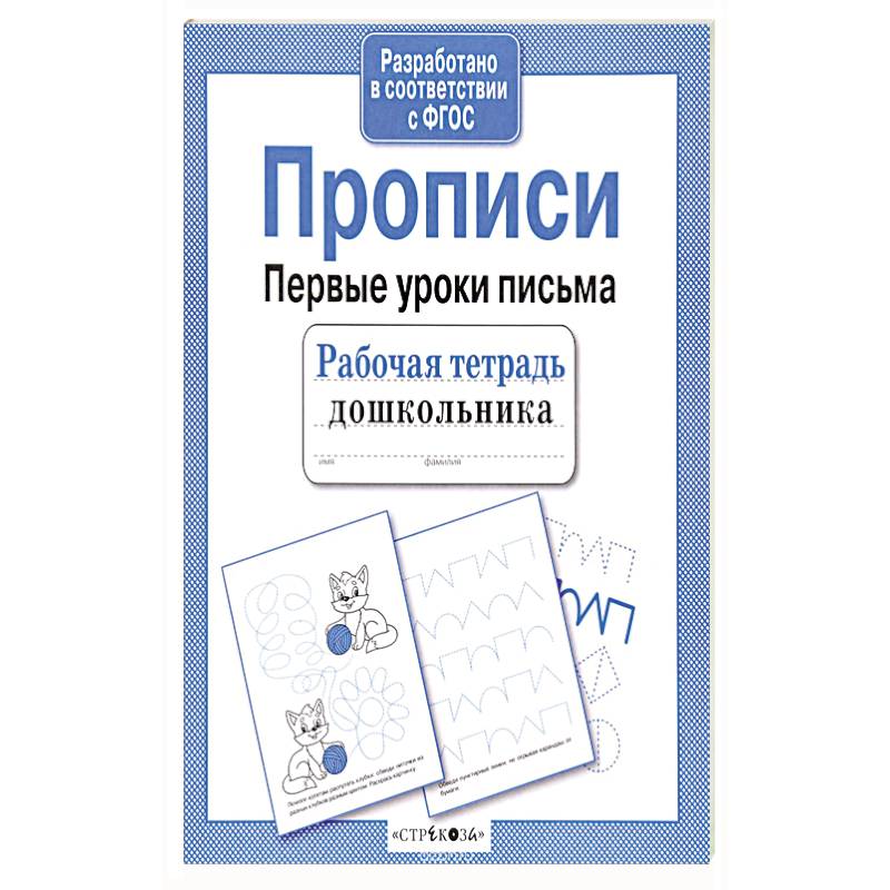 Прописи. Рабочая тетрадь
