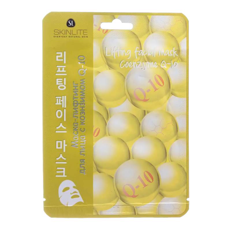 'Skinlite' Маска-лифтинг для лица с Коэнзимом Q-10, 1 шт., 19 мл
