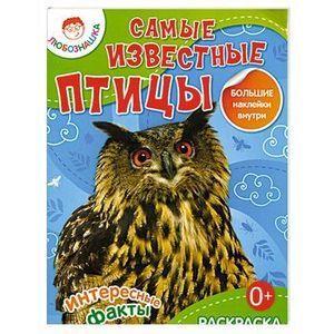 Самые известные птицы. Раскраска