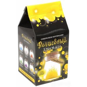 Набор для выращивания кристалла. Кристалл с пожеланием процветания. Желтый (k6) Набор для выращивания кристалла. Кристалл с пожеланием процветания. Желтый (k6)