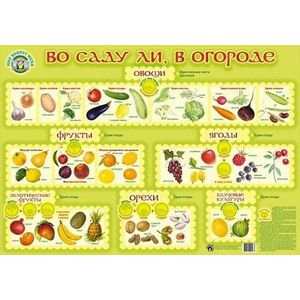 Плакат 'Во саду ли, в огороде'