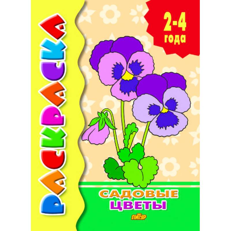 Садовые цветы. Раскраска Садовые цветы. Раскраска