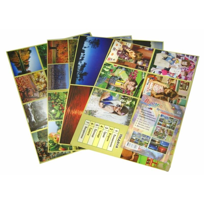 Комплект плакатов. Время. Временные явления