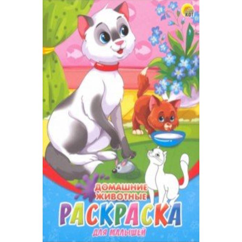 Раскраска А5, 8 листов 'Домашние животные' (08-8201)