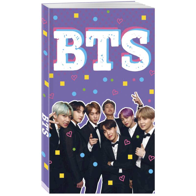 Блокнот BTS. Твой яркий проводник в корейскую культуру! (формат А5, мягкая обложка)