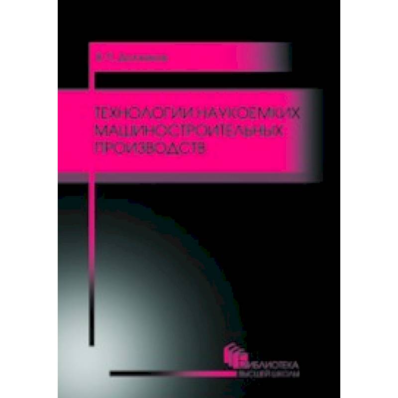 Технологии наукоемких машиностроительных производств
