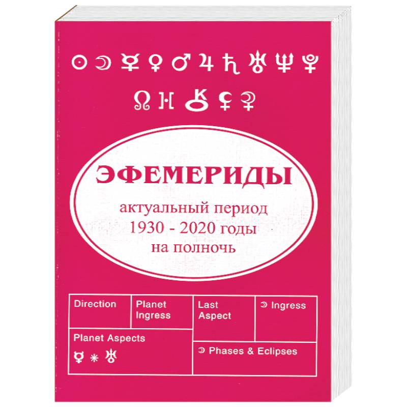 Эфемериды 1930 - 2020. На полночь