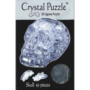 3D головоломка 'Череп', серебристый (90117)