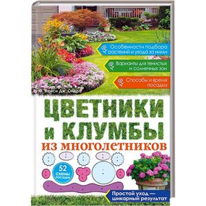 Цветники и клумбы из многолетников