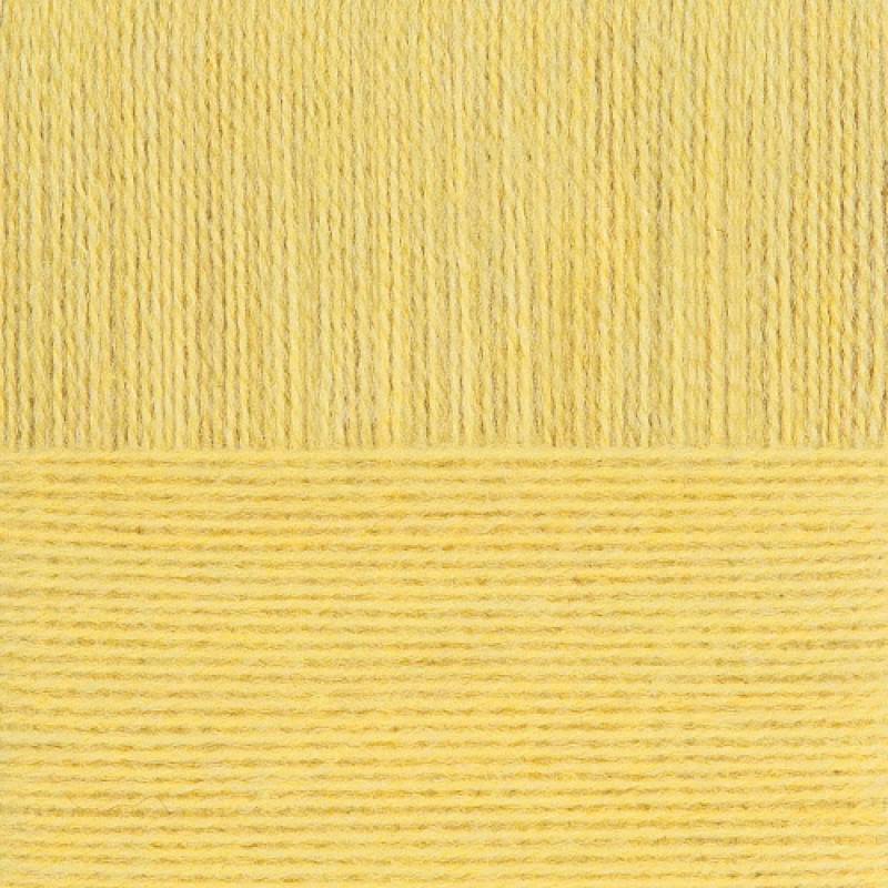 Ангорская тёплая. Цвет 75-Желтая роза. 5x100г