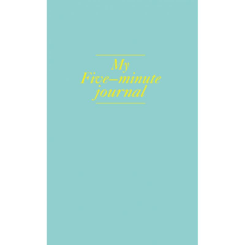 My 5 minute journal. Дневник, меняющий жизнь (твёрдая обложка, кремовая бумага, ляссе, мятная)