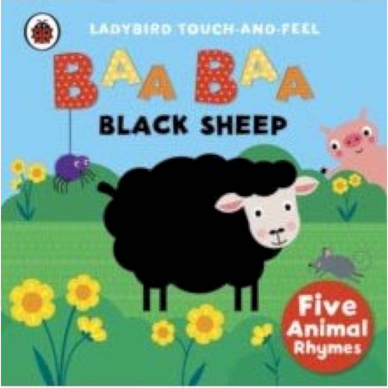 Baa, Baa, Black Sheep- ouch-and-feel rhymes, board