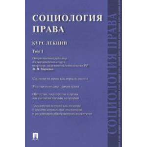 Социология права. Курс лекций. Том 1 Социология права. Курс лекций. Том 1