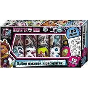 Monster High. Наклейки и раскраски