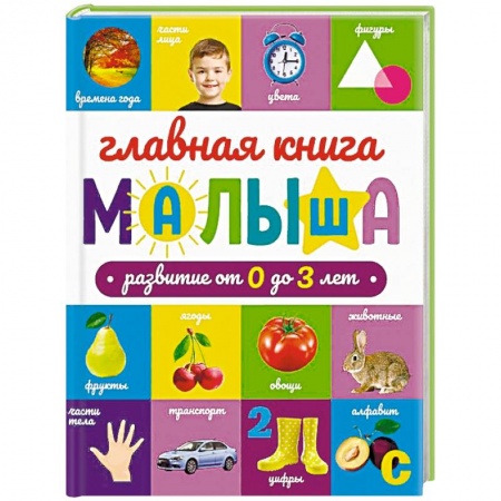 Книги для самых маленьких (0-3 года), книга Главная книга малыша