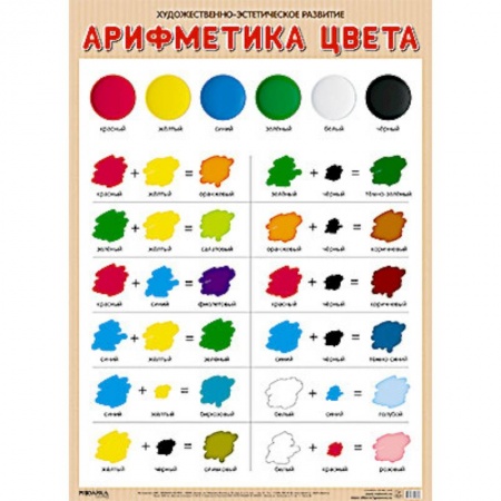 Дошкольникам, книга Арифметика цвета