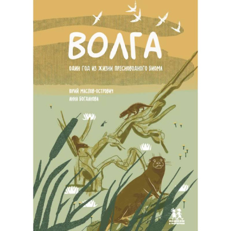 Познавательная литература, книга Волга. Один год из жизни пресноводного биома