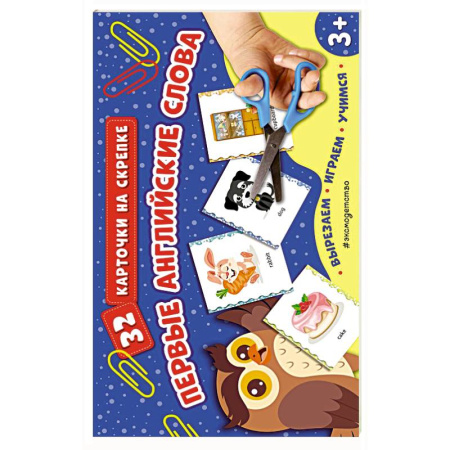 Книги для дошкольников (4-6 лет), книга Первые английские слова