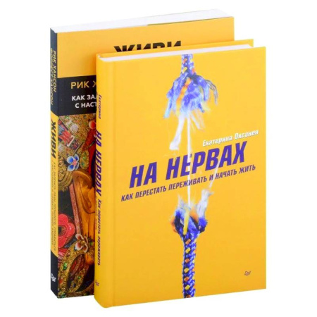 Достижение успеха в жизни, книга На нервах+Живи. Как залечить раны прошлого, справиться с настоящим и создать лучшее будущее (комплект из 2-х книг)