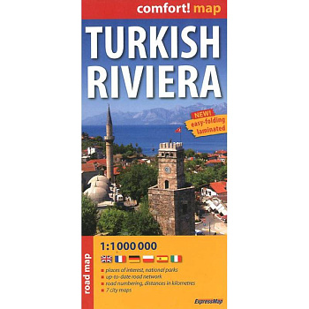 Турецкая ривьера. Карта