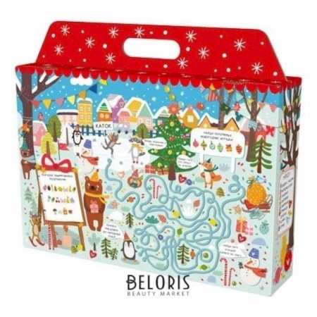 Книги для дошкольников (4-6 лет), книга Новогодний подарок мальчику в чемоданчике НОВОГОДНИЙ ЗАЙЧИК