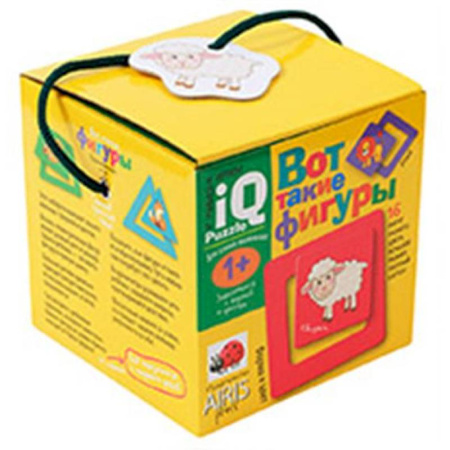 Книги для самых маленьких (0-3 года), книга Для самых маленьких. 1+ Вот такие фигуры