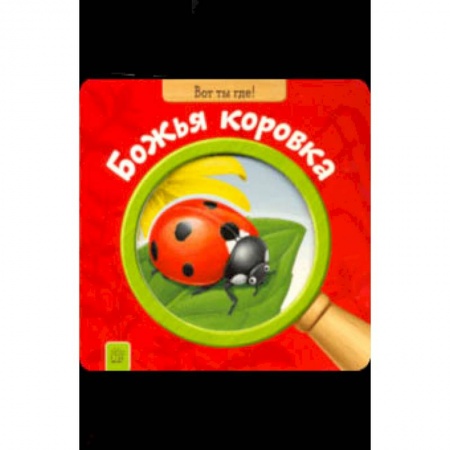 Книги для самых маленьких (0-3 года), книга Вот ты где! Божья коровка