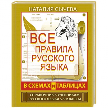 Книги, книга Все правила русского языка в схемах и таблицах. 5 - 9 классы