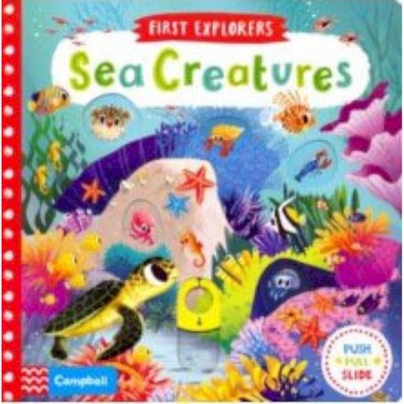 Изучение языков, книга Sea Creatures (board book)