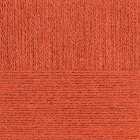 Ангорская тёплая. Цвет 189-Яркооранжевый. 5x100г