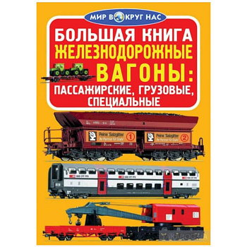 Большая книга. Железнодорожные вагоны: пассажирские, грузовые, специальные
