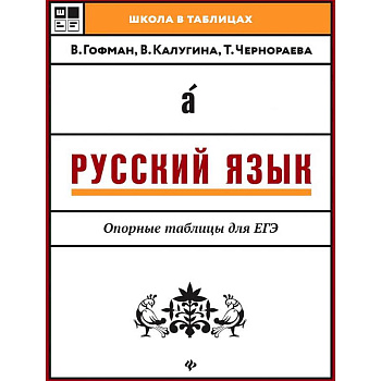 Русский язык. Опорные таблицы для ЕГЭ