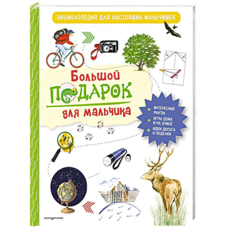 Познавательная литература, книга Большой подарок для мальчика. Энциклопедия для настоящих мальчишек