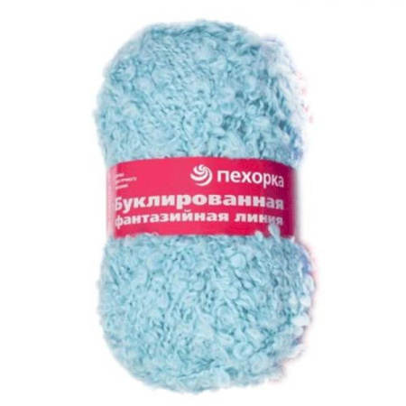 Буклированная пряжа. Цвет 95-Океан. 200 г.