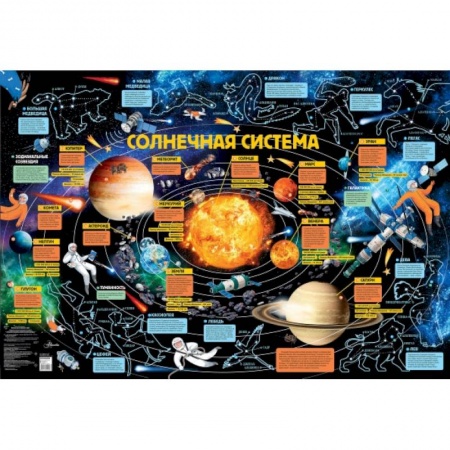 Атласы. Карты, книга Детская карта звездного неба