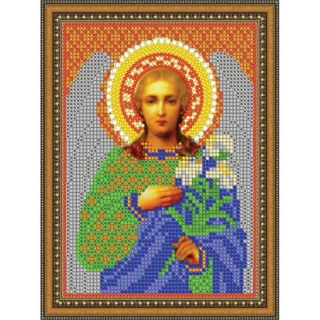 «Светлица» набор для вышивания бисером 8312М «Св. Архангел Гавриил» бисер Чехия 12x16см