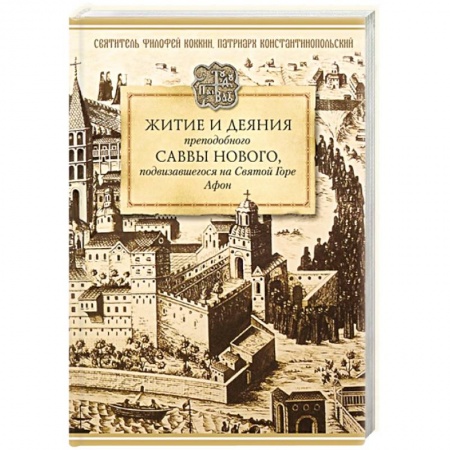 Книги, книга Житие и деяния преподобного Саввы Нового