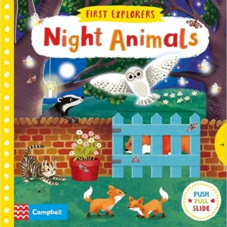 Изучение языков, книга Night Animals. Board book