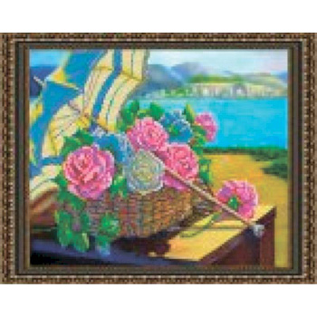 Набор для вышивания бисером «Летний пейзаж» 48*38 см