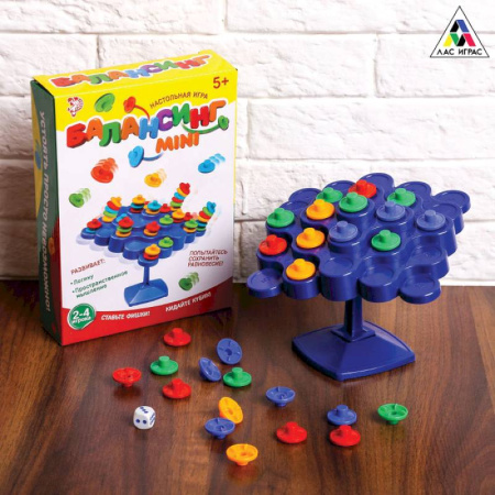 Настольная игра 'Балансинг мини', 48 фишек